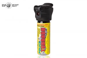 Gaz pieprzowy ESP POLICE TORNADO 63 ml z latarką LED
