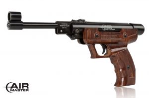 Wiatrówka pistolet AirMaster 25 kal. 4,5 mm brązowy