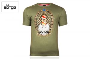 Koszulka patriotyczna Surge Polonia Korpus Ochrony Pogranicza, khaki, r. M