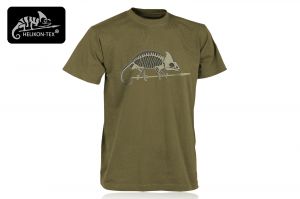 T-Shirt Helikon (szkielet kameleona) U.S. green