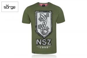 Koszulka patriotyczna Surge Polonia NSZ, khaki