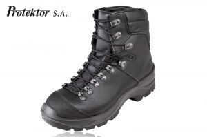 Buty wojskowe Protektor Goray Plus, wysokie, czarne, rozmiar 41