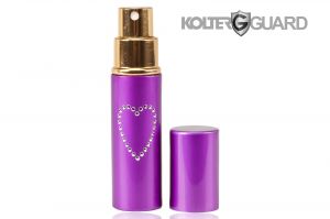 Gaz pieprzowy KOLTER GUARD imitujący szminkę / perfumy - 10ml, fioletowy
