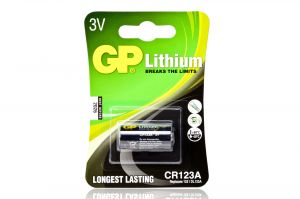 Bateria litowa GP CR123A, 3V